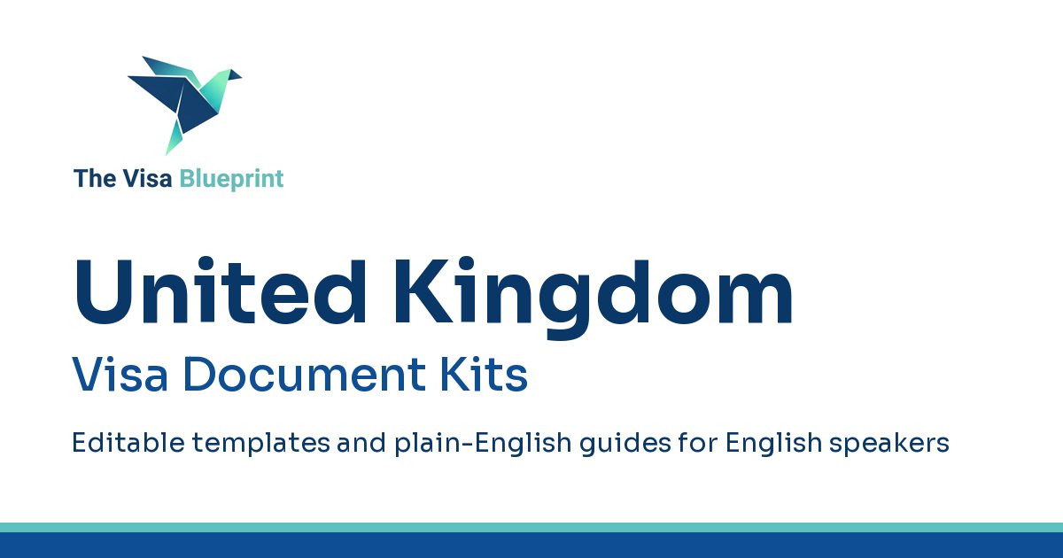 UK Standard Visitor Visa Kit cover